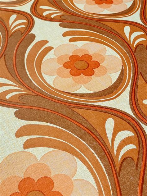 Retro 70s Geometric Wallpaper Vintage Wallpapers Online Shop