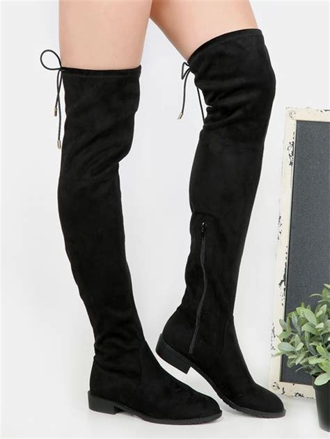 Venta Botas Largas De Mujer Sin Taco En Stock