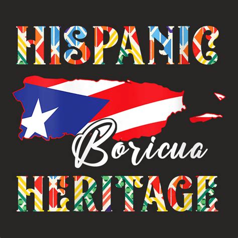 Womens Puerto Rican Flag Hispanic Heritage Boricua Puerto Rico V Neck Ladies Fitted T Shirt By