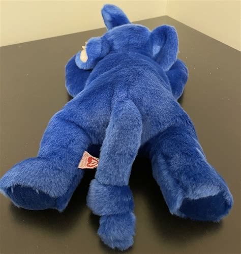 Mavin Peanut The Royal Blue Elephant Ty Plush Beanie Baby Buddy