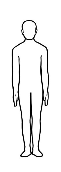 PNG Human Body Outline Transparent Human Body Outline.PNG Images. | PlusPNG