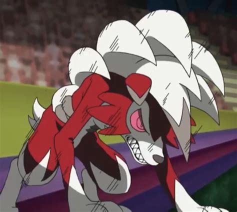 Lycanroc Midnight Form Drops On All Fours Anime Art Character