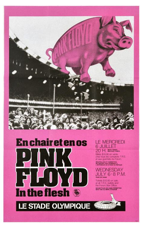 At Auction: Rock Concert Poster Set Pink Floyd Pig Montreal Munich