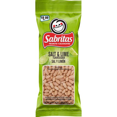 Sabritas Salt And Lime Flavored Peanuts Smartlabel™