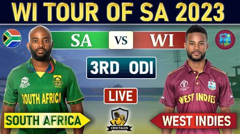 South Africa Vs West Indies 3rd Odi Match Live Scores And Commentary Sa