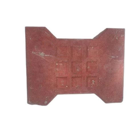 Cement I Shape Red Interlocking Paver Block For Pavement Thickness