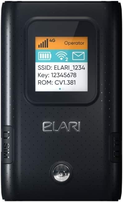 Elari Portable 4G ROUTER, 6000 mAh POWERBANK, micro-SD CARD READER ...