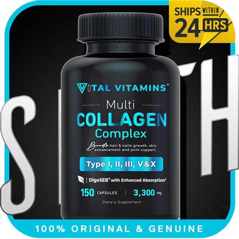 Vital Vitamins Multi Collagen Complex Lazada