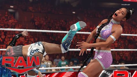 WWE 2K23 BIANCA BELAIR VS KIERA HOGAN Raw YouTube