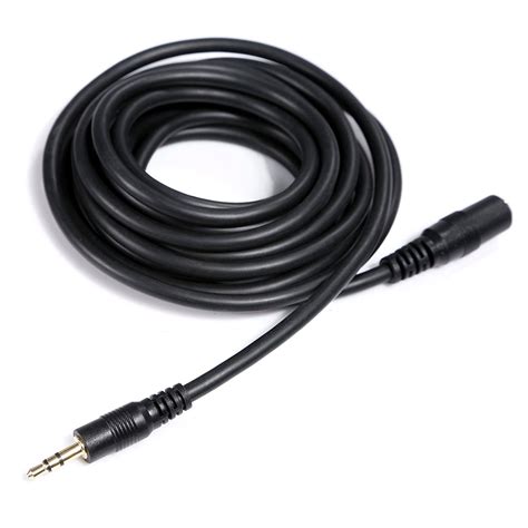 Movo M Trs Female Mm To Male Microphone Extension Cable For