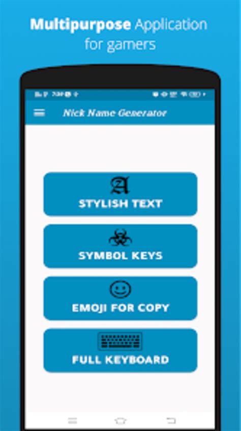 Nickname Generator - Game Nick for Android - Download