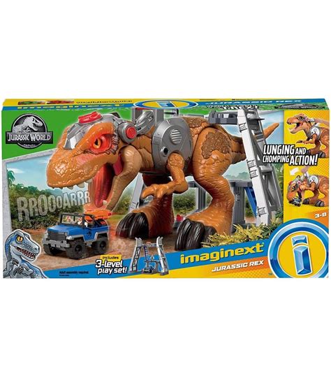 Imaginext Jurassic World Dinosaurio Rex Jurásico de Mattel JUGUETES PANRE