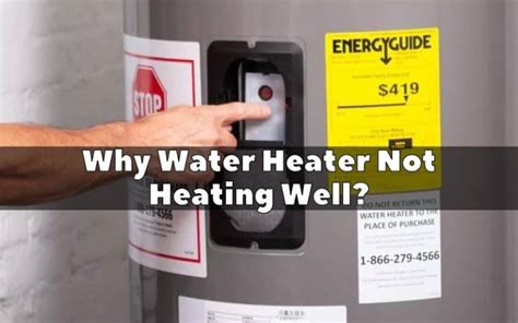 Why Water Heater Not Heating Well Troubleshooting Guide Hvac Boss