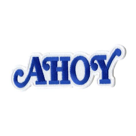 Scoops Ahoy Ice Cream Parlor Hat Logo Embroidered Iron On Etsy