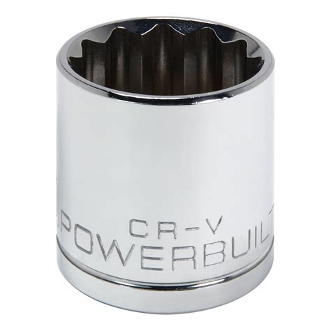 Powerbuilt Inch Drive X Mm Point Shallow Socket