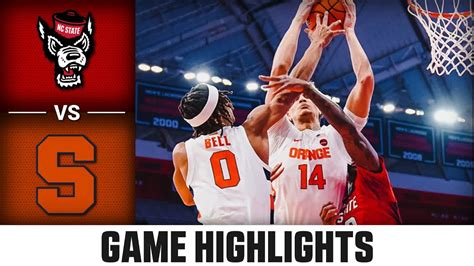 Nc State Vs Syracuse Mens Basketball Highlights 2022 23 Youtube