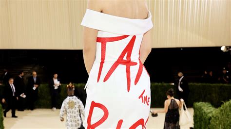 Who Designed Aocs Tax The Rich Dress