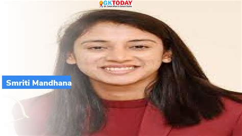 Smriti Mandhana ICC Womens Cricketer Of The Year 2021 GKToday