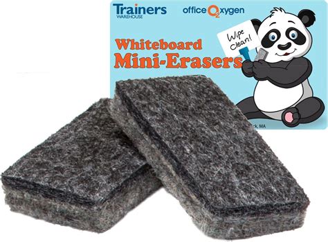 Amazon.com: Trainers Warehouse Mini Erasers for Whiteboard Dry-Erase ...