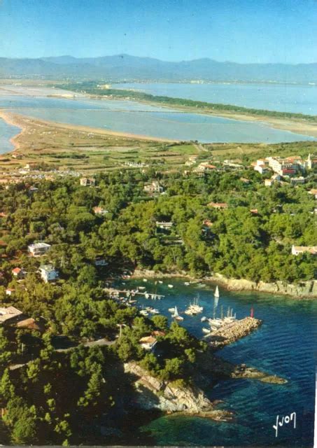 CARTE HYERES PRESQU ÎLE de Giens Vue aérienne Le Port du Niel EUR 2 99