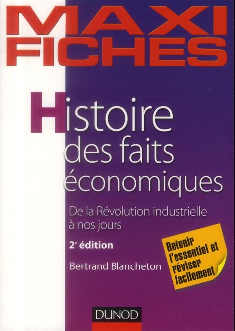 Maxi Fiches Histoire Des Faits Conomiques De La R Volution