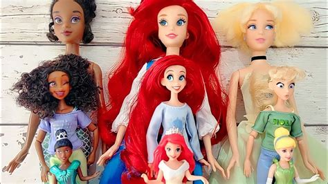 10 Minutes Satisfying With Unboxing Disney Princesses Dress Up Ariel