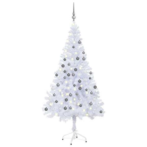 Árvore de Natal artificial c luzes LED e bolas 120cm 230 ramos Loja