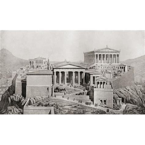 Design Pics DPI1872714 The Acropolis Athens Greece As It Would Have ...