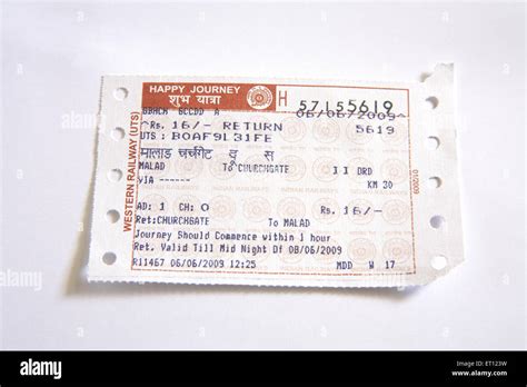 Indian Railways Reservation Ticket