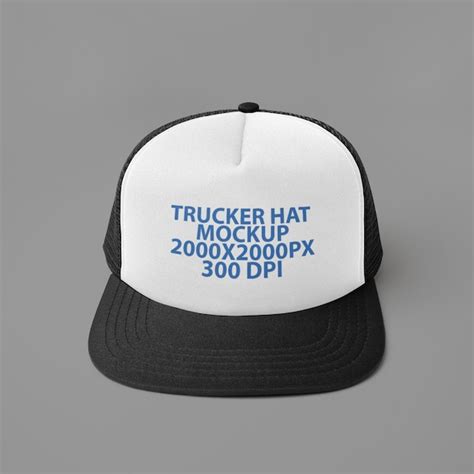 Premium PSD | Trucker Hat Mockup