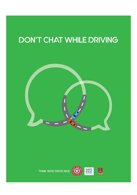 Road safety posters on Behance