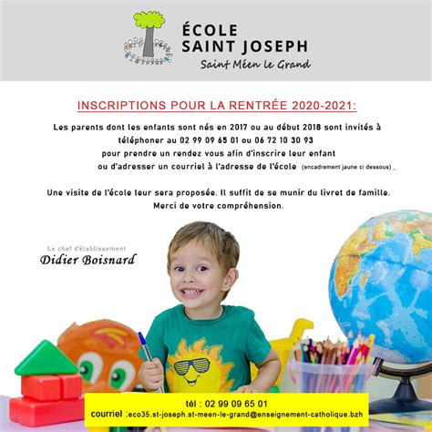 Inscriptions Cole St Joseph Saint M En Le Grand