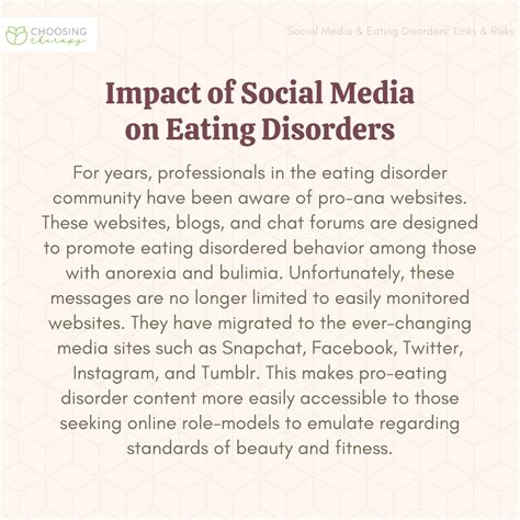 Whats The Link Between Social Media And Eating Disorders