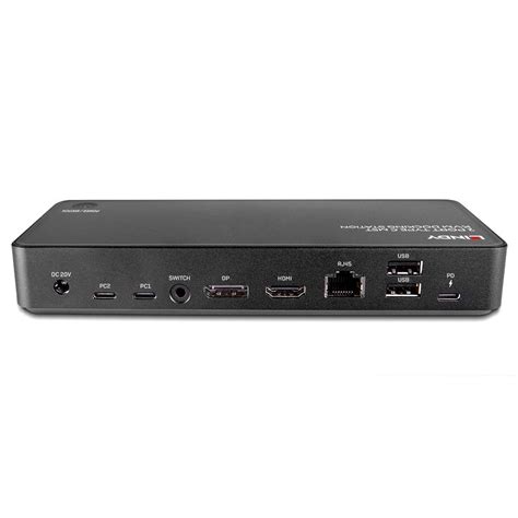2 Port Type C MST KVM Docking Station - from LINDY UK