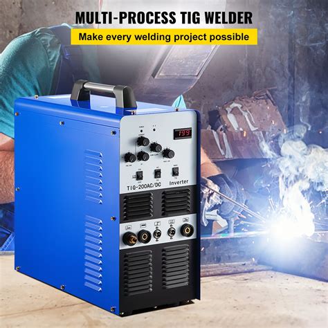 200 Amp Aluminum Igbt Pulse Acdc Tigstick Inverter Welder Vevor Us