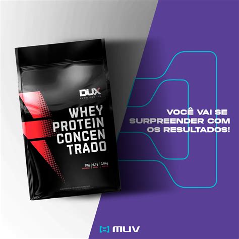 Whey Protein Concentrado Baunilha Refil Kg Dux Nutrition Lab