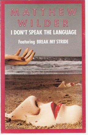 Matthew Wilder I Don T Speak The Language Cassette Discogs