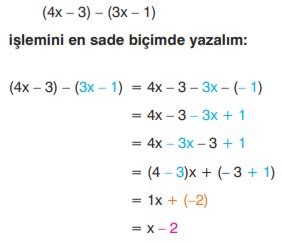 6 Sınıf Cebirsel İfadelerle İşlemler Konu Anlatımı