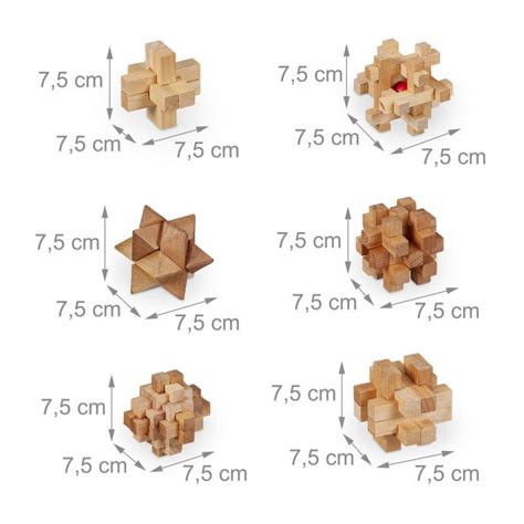 Houten Denkpuzzels Voor Volwassenen Hier Kopen