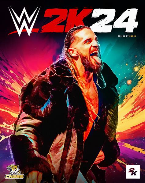 WWE 2K24 Cover Design 19 - Seth Rollins by cngjl1986 on DeviantArt