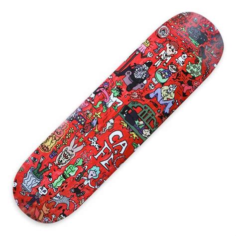 Skateboard Cafe Sex Palace Cheers Red Stain Skateboard Deck 8 25