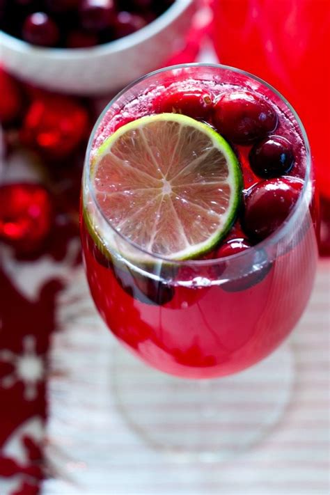 Cranberry Limeade Sparkling Mocktail Recipe Food Folks And Fun