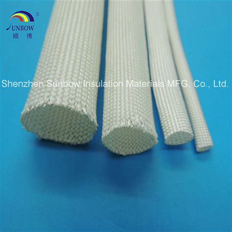 China Heat Resistant Non Alkali Braided Fiberglass Thermal Insulation