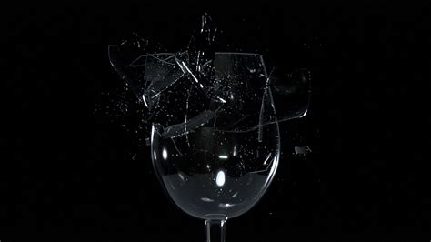 Shattered Wine Glass