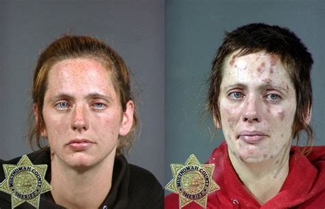 From Drugs to Mugs: Shocking before and after images show the cost of ...