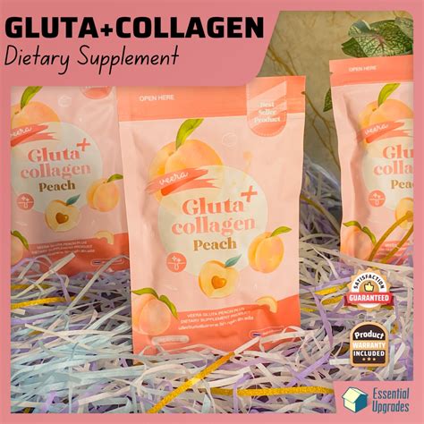 GLUTA COLLAGEN PEACH Brighten Skin 10x Greater Excellent Skin Whitening