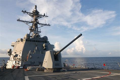 U S Navy Destroyer Conducts Freedom Of Navigation Operation In The