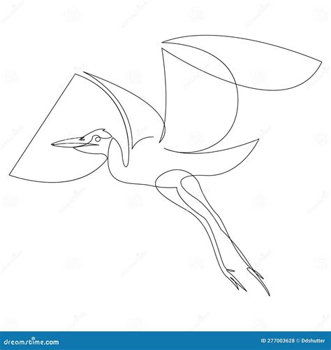 How To Draw A Bird Flying In The Sky Step By Step