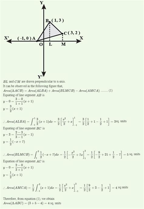 Find The Area Of Region Bounded By The Triangle Whose Vertices Are