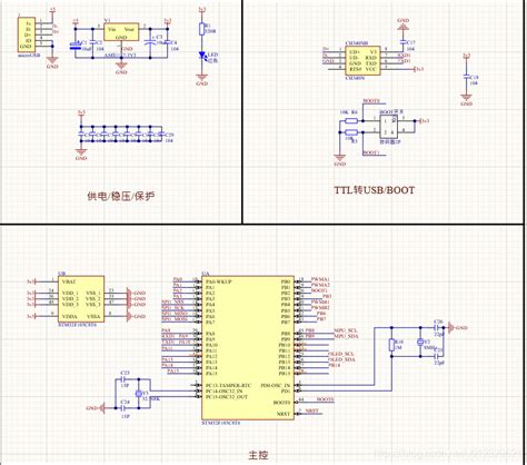 Stm32 最小系统电路简析stm32f103c8t6最小系统电路 Csdn博客